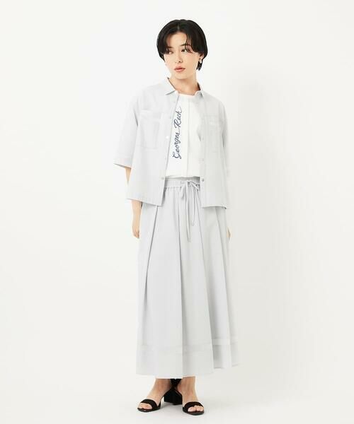 Maison de CINQ / メゾン ドゥ サンク シャツ・ブラウス | [接触冷感/吸汗速乾]サッカーシャツブラウス | 詳細18