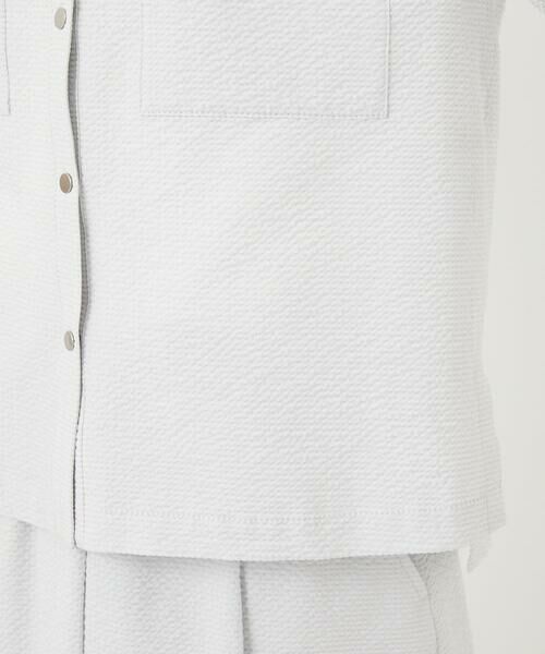 Maison de CINQ / メゾン ドゥ サンク シャツ・ブラウス | [接触冷感/吸汗速乾]サッカーシャツブラウス | 詳細9