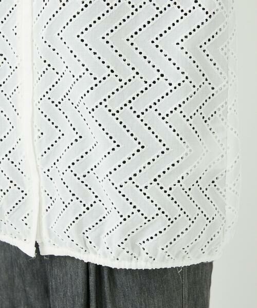 Maison de CINQ / メゾン ドゥ サンク シャツ・ブラウス | コットンエンブロイダリー羽織ブラウス | 詳細10