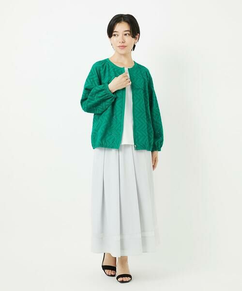 Maison de CINQ / メゾン ドゥ サンク シャツ・ブラウス | コットンエンブロイダリー羽織ブラウス | 詳細15