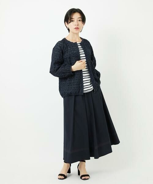 Maison de CINQ / メゾン ドゥ サンク シャツ・ブラウス | コットンエンブロイダリー羽織ブラウス | 詳細18