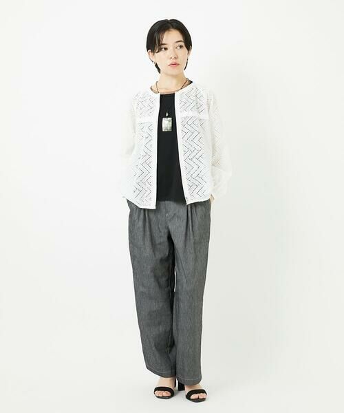 Maison de CINQ / メゾン ドゥ サンク シャツ・ブラウス | コットンエンブロイダリー羽織ブラウス | 詳細19