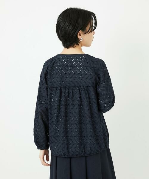 Maison de CINQ / メゾン ドゥ サンク シャツ・ブラウス | コットンエンブロイダリー羽織ブラウス | 詳細2