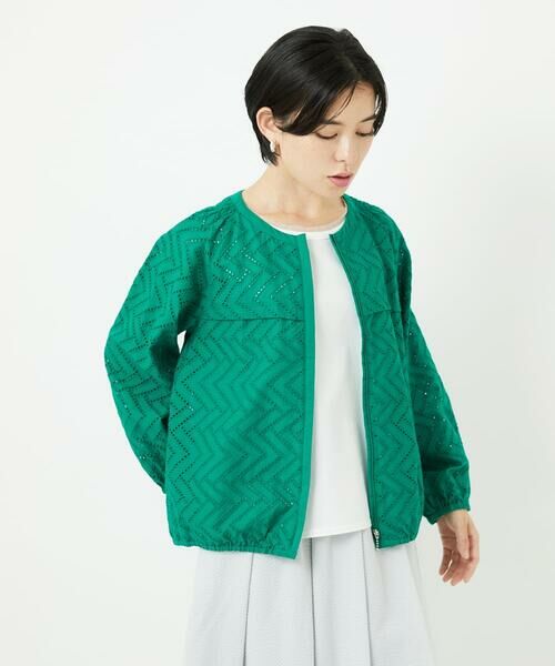 Maison de CINQ / メゾン ドゥ サンク シャツ・ブラウス | コットンエンブロイダリー羽織ブラウス | 詳細21