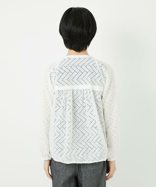 Maison de CINQ / メゾン ドゥ サンク シャツ・ブラウス | コットンエンブロイダリー羽織ブラウス | 詳細7