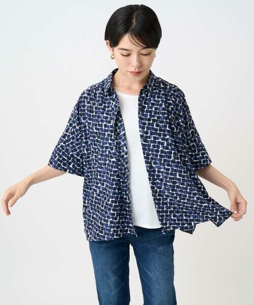 Maison de CINQ / メゾン ドゥ サンク シャツ・ブラウス | ジオメトリックドルマンスリーブブラウス | 詳細1