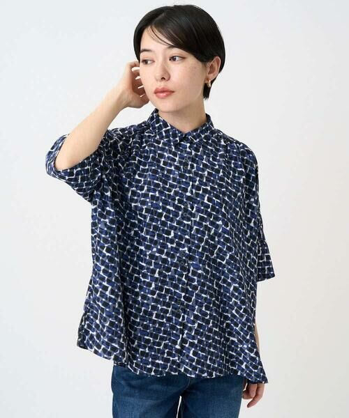 Maison de CINQ / メゾン ドゥ サンク シャツ・ブラウス | ジオメトリックドルマンスリーブブラウス | 詳細2