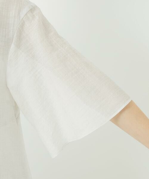 Maison de CINQ / メゾン ドゥ サンク シャツ・ブラウス | [日本製]シアーティアードバンドカラーブラウス | 詳細7