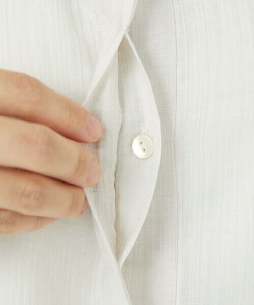 Maison de CINQ / メゾン ドゥ サンク シャツ・ブラウス | [日本製]シアーティアードバンドカラーブラウス | 詳細9