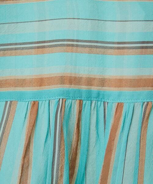 Maison de CINQ / メゾン ドゥ サンク シャツ・ブラウス | [接触冷感]ランダムストライプフレアスリーブブラウス | 詳細10