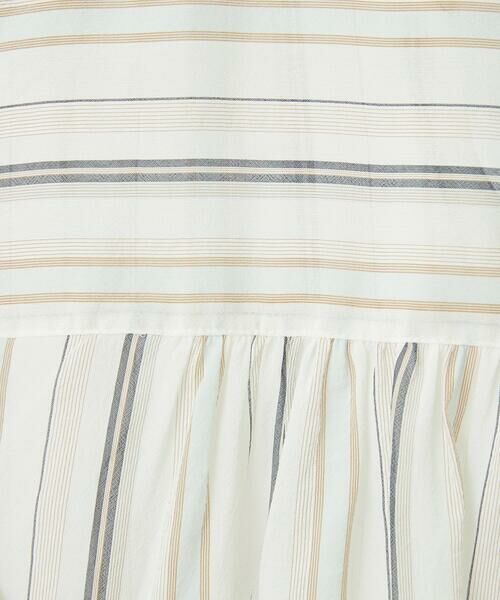 Maison de CINQ / メゾン ドゥ サンク シャツ・ブラウス | [接触冷感]ランダムストライプフレアスリーブブラウス | 詳細11