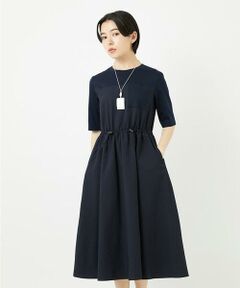 Maison de CINQ / メゾン ドゥ サンク ロング・マキシ丈ワンピース | [接触冷感/吸汗速乾]サッカーシャドーギンガムワンピース