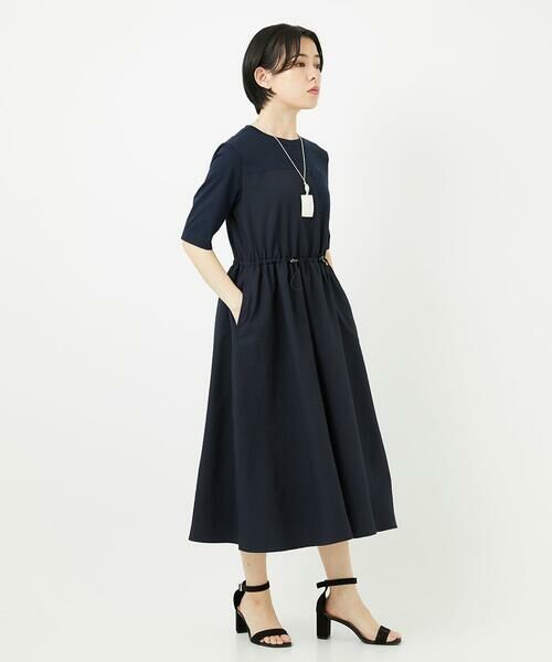 Maison de CINQ / メゾン ドゥ サンク ロング・マキシ丈ワンピース | [接触冷感/吸汗速乾]サッカーシャドーギンガムワンピース | 詳細13