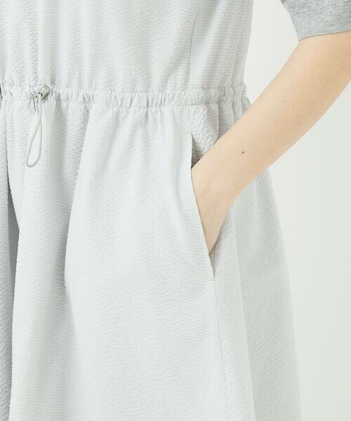 Maison de CINQ / メゾン ドゥ サンク ロング・マキシ丈ワンピース | [接触冷感/吸汗速乾]サッカーシャドーギンガムワンピース | 詳細7