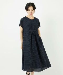 Maison de CINQ / メゾン ドゥ サンク ロング・マキシ丈ワンピース | コットンエンブロイダリーワンピース