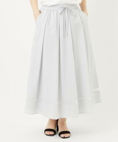 Maison de CINQ / メゾン ドゥ サンク ロング・マキシ丈スカート | [接触冷感/吸汗速乾]サッカータックフレアースカート