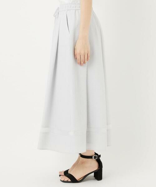 Maison de CINQ / メゾン ドゥ サンク ロング・マキシ丈スカート | [接触冷感/吸汗速乾]サッカータックフレアースカート | 詳細4