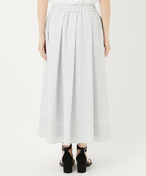 Maison de CINQ / メゾン ドゥ サンク ロング・マキシ丈スカート | [接触冷感/吸汗速乾]サッカータックフレアースカート | 詳細5