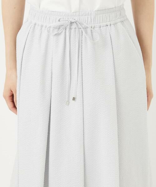 Maison de CINQ / メゾン ドゥ サンク ロング・マキシ丈スカート | [接触冷感/吸汗速乾]サッカータックフレアースカート | 詳細7