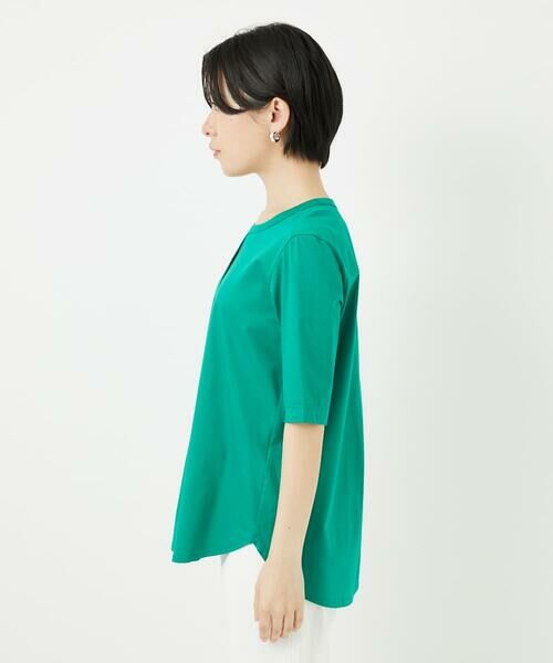 Maison de CINQ / メゾン ドゥ サンク カットソー | シルケット天竺ラウンドヘムロゴカットソー | 詳細10