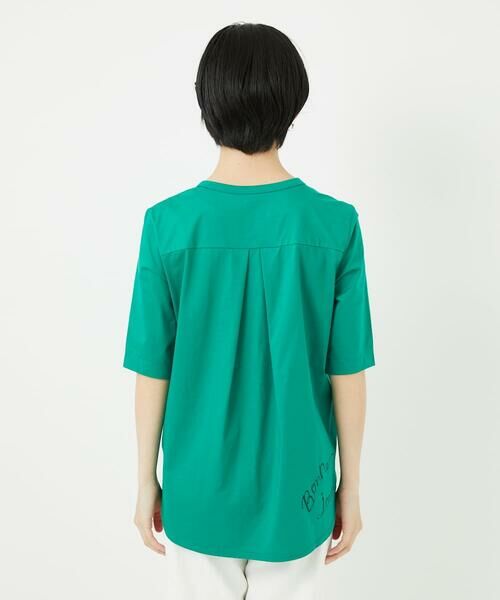 Maison de CINQ / メゾン ドゥ サンク カットソー | シルケット天竺ラウンドヘムロゴカットソー | 詳細11