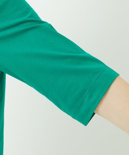 Maison de CINQ / メゾン ドゥ サンク カットソー | シルケット天竺ラウンドヘムロゴカットソー | 詳細13