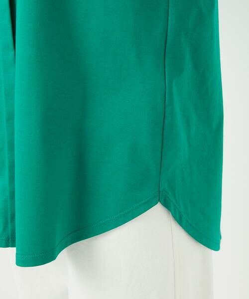 Maison de CINQ / メゾン ドゥ サンク カットソー | シルケット天竺ラウンドヘムロゴカットソー | 詳細14