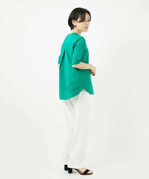 Maison de CINQ / メゾン ドゥ サンク カットソー | シルケット天竺ラウンドヘムロゴカットソー | 詳細24