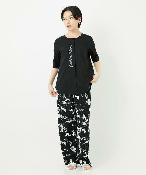 Maison de CINQ / メゾン ドゥ サンク カットソー | シルケット天竺ラウンドヘムロゴカットソー | 詳細25