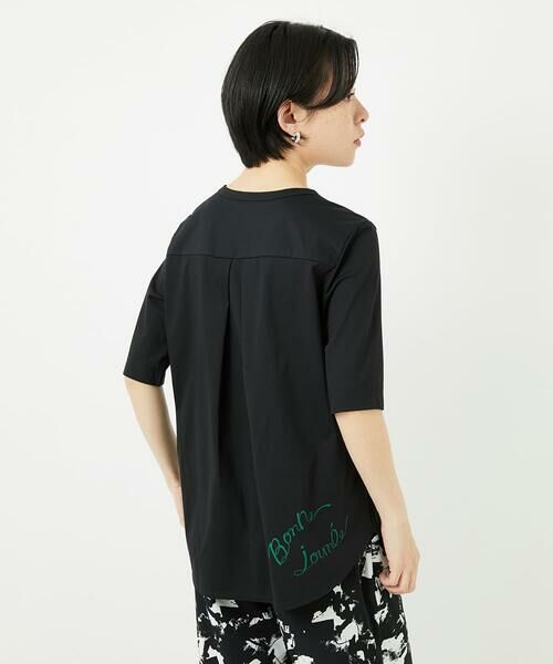 Maison de CINQ / メゾン ドゥ サンク カットソー | シルケット天竺ラウンドヘムロゴカットソー | 詳細5