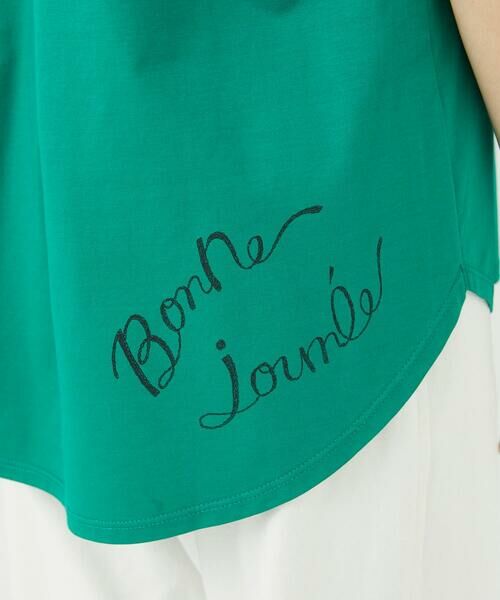 Maison de CINQ / メゾン ドゥ サンク カットソー | シルケット天竺ラウンドヘムロゴカットソー | 詳細8