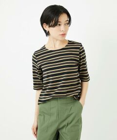 Maison de CINQ / メゾン ドゥ サンク カットソー | [日本製]マルチボーダーラメカットソー