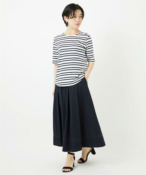 Maison de CINQ / メゾン ドゥ サンク カットソー | [日本製]マルチボーダーラメカットソー | 詳細13