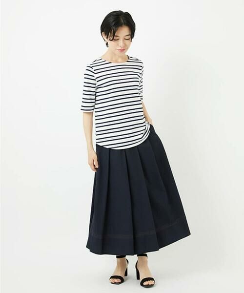 Maison de CINQ / メゾン ドゥ サンク カットソー | [日本製]マルチボーダーラメカットソー | 詳細14