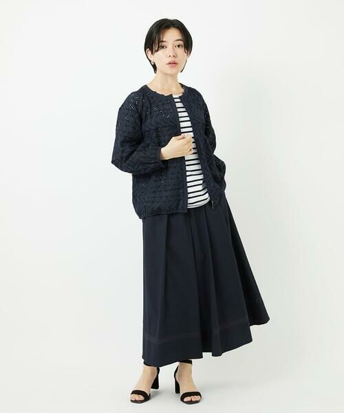 Maison de CINQ / メゾン ドゥ サンク カットソー | [日本製]マルチボーダーラメカットソー | 詳細16