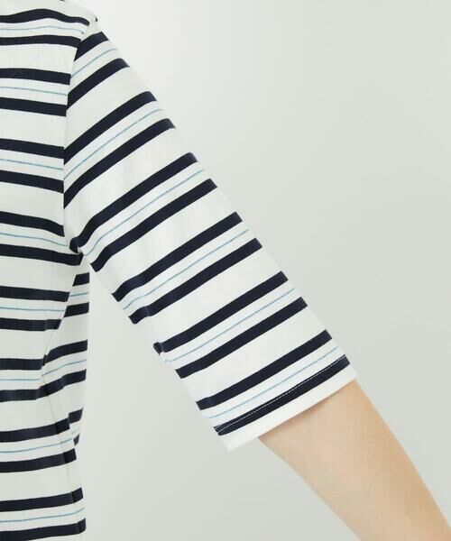 Maison de CINQ / メゾン ドゥ サンク カットソー | [日本製]マルチボーダーラメカットソー | 詳細7