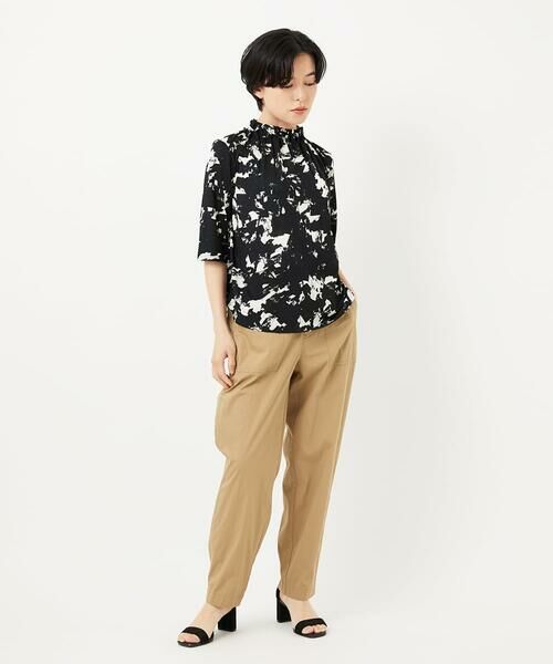 Maison de CINQ / メゾン ドゥ サンク その他パンツ | [接触冷感]ストレッチテーパードベイカーパンツ | 詳細1