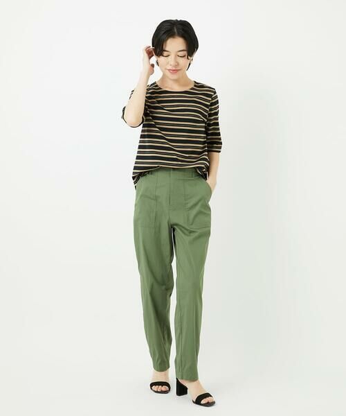 Maison de CINQ / メゾン ドゥ サンク その他パンツ | [接触冷感]ストレッチテーパードベイカーパンツ | 詳細11