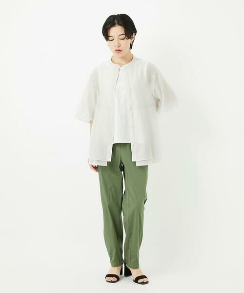 Maison de CINQ / メゾン ドゥ サンク その他パンツ | [接触冷感]ストレッチテーパードベイカーパンツ | 詳細12