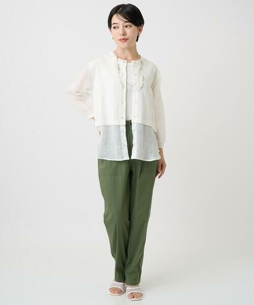 Maison de CINQ / メゾン ドゥ サンク その他パンツ | [接触冷感]ストレッチテーパードベイカーパンツ | 詳細2