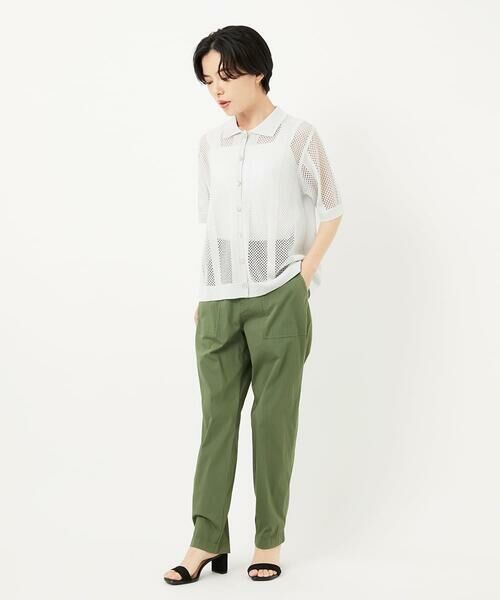 Maison de CINQ / メゾン ドゥ サンク その他パンツ | [接触冷感]ストレッチテーパードベイカーパンツ | 詳細5