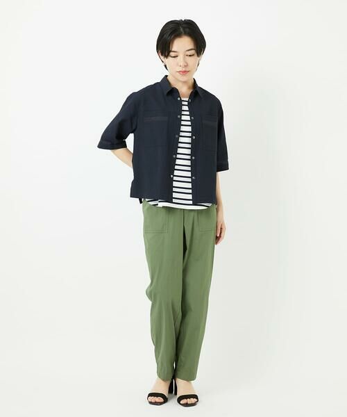 Maison de CINQ / メゾン ドゥ サンク その他パンツ | [接触冷感]ストレッチテーパードベイカーパンツ | 詳細9