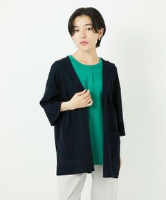 Maison de CINQ / メゾン ドゥ サンク カーディガン・ボレロ | シアーフードカーディガン