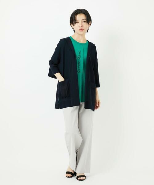 Maison de CINQ / メゾン ドゥ サンク カーディガン・ボレロ | シアーフードカーディガン | 詳細14