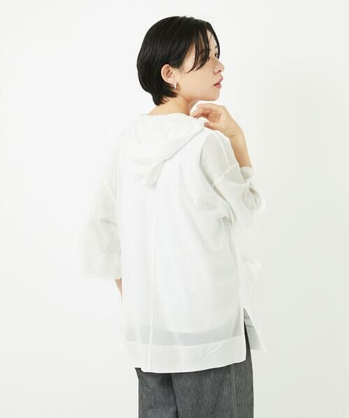 Maison de CINQ / メゾン ドゥ サンク カーディガン・ボレロ | シアーフードカーディガン | 詳細4