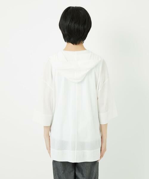 Maison de CINQ / メゾン ドゥ サンク カーディガン・ボレロ | シアーフードカーディガン | 詳細7