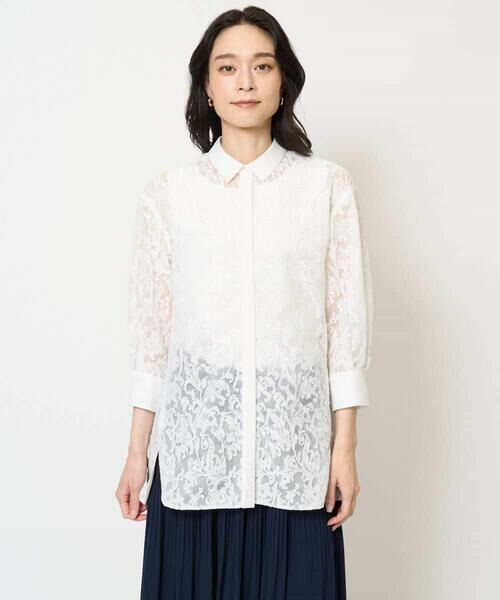Maison de CINQ / メゾン ドゥ サンク シャツ・ブラウス | レーシーオパールブラウス | 詳細1