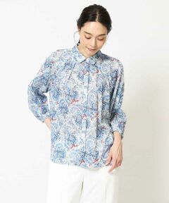 Maison de CINQ / メゾン ドゥ サンク シャツ・ブラウス | [通気性･発散性]プチフラワーペイズリープリントブラウス