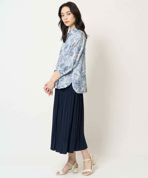 Maison de CINQ / メゾン ドゥ サンク シャツ・ブラウス | [通気性･発散性]プチフラワーペイズリープリントブラウス | 詳細14