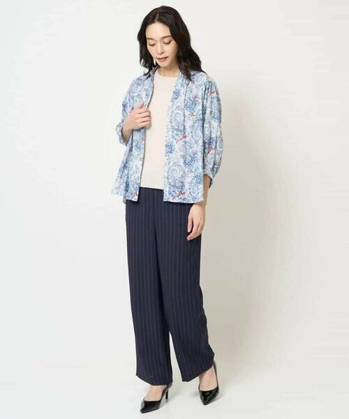 Maison de CINQ / メゾン ドゥ サンク シャツ・ブラウス | [通気性･発散性]プチフラワーペイズリープリントブラウス | 詳細19